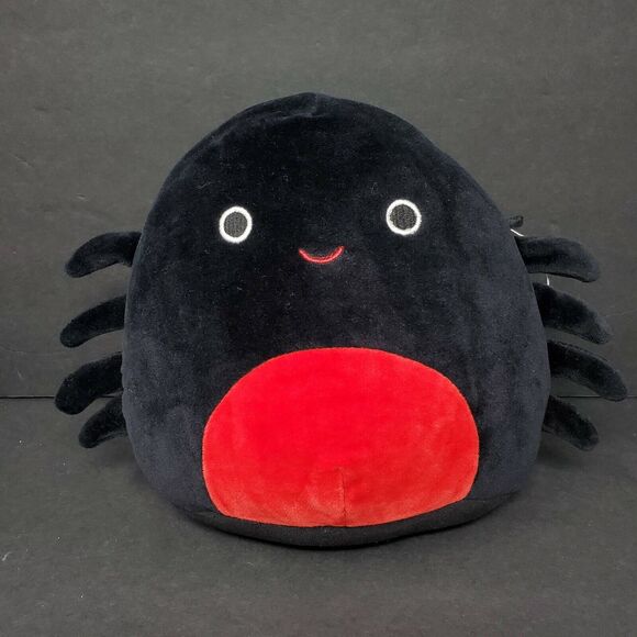 Kellytoy Other - Kellytoy Squishmallow 8" Bella Spider Black Red Plush Stuffed Animal Toy